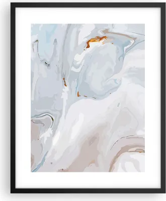 Produktbild von Gerahmtes Poster - Schwarzer Rahmen - Abstraktion modern - 40x50 cm - Wand Bild - Wanddeko - Wandbilder - Kunstposter - Wandposter - Bilderrahmen - Bilder - Kunstdruck - Wandbild - P2BPA40x50-4052