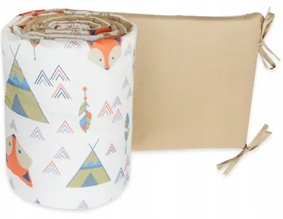 Produktbild von 180x30cm Bettumrandung für 120x60cm Gitterbett