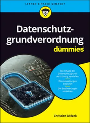 Produktbild von Datenschutzgrundverordnung für Dummies