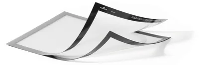Zdjęcie produktu dla DURABLE Ramka informacyjna DURAFRAME® MAGNETIC PLUS A4, Srebrny, 498523, 2 Szt.