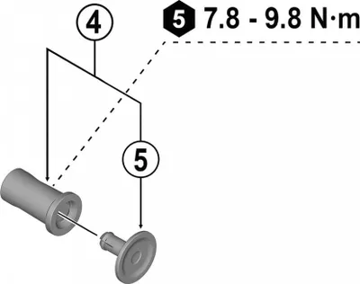 Produktbild von SHIMANO Plattenachse+Abdeckung für RD-M9250 Ersatzteil - passend für Shimano ....