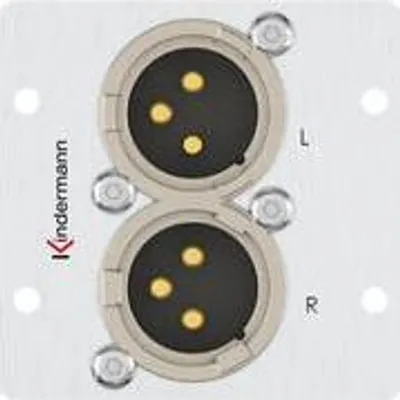 Obrázek produktu pro Kindermann Připojovací panel Audio XLR (7444000578)