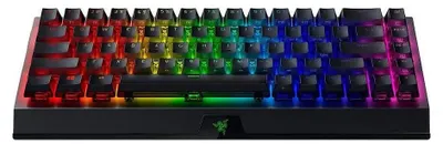 Produktbild von Razer BlackWidow V3 Mini HyperSpeed Tastatur USB + RF Wireless + Bluetooth Schwarz (RZ03-03891400-R3M1)