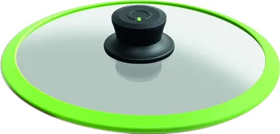 Obrázek produktu pro Squality, skleněné víko se silikonovým kroužkem, 24 cm, proti otřesům, LIMETTE