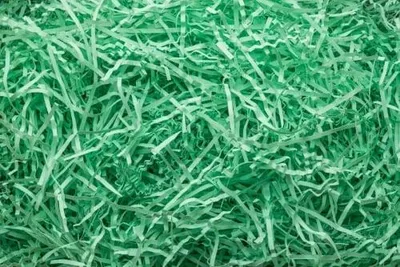 Produktbild von Dekorativer Füllstoff für Geschenke Papierpakete PAK Hellgrün – 1 kg.