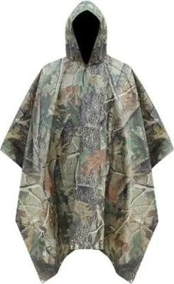 Produktbild von PONCHO ADULT CAMO Regenmantel in Tarnfarben, universal
