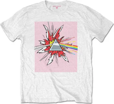 Produktbild von Pink Floyd Lichtenstein Prism White 2XL T-Shirt