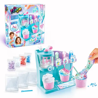 Produktbild von DIY – Schleim-Eismaschine – 3 duftende Farbstoffe – Zubehör und Dekorationen – SSC 310