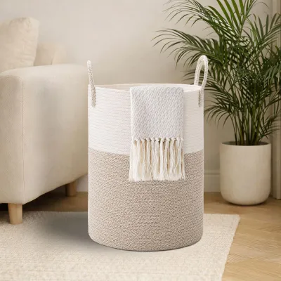 Produktbild von Geflochtener Wäschekorb für Kinderzimmer und Wohnzimmer