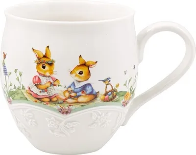 Zdjęcie produktu dla Kubek Villeroy & Boch Spring Fantasy z uchwytem Kwiatowa łąka