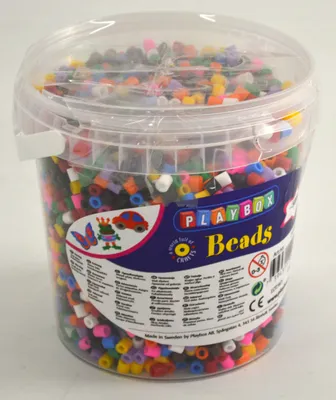 Produktbild von Playbox Dose 5000 Stück Midi Perlen