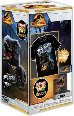 Immagine prodotto di Funko Pocket Pop! & Tee Jurassic T Rex - S