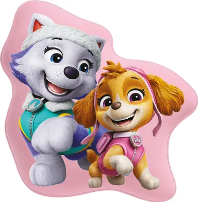 Produktbild von Paw Patrol Kissen - Everest & Skye Dekokissen Zierkissen Kopfkissen 35 x 30 cm