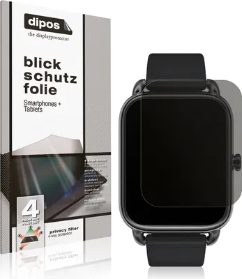 Produktbild von Schutzfolie für Haylou RS4 mit Sichtschutz Blickschutz Folie