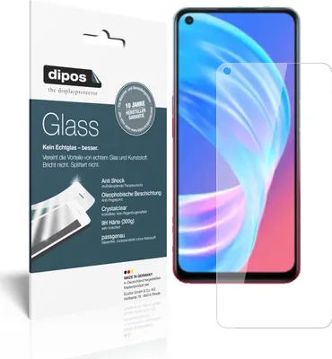 Produktbild von 1x Schutzfolie für Oppo A72 5G - Anti-Shock 9H Folie dipos Glass Kunststoffglas