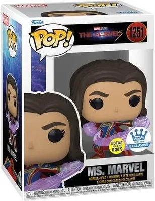 Zdjęcie produktu dla Funko POP! Marvel Ms Marvel Figurka 1251 Glow