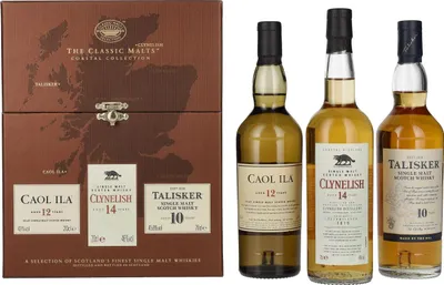 Image de The Classic Malts Selection Collection 44,9% Vol. 3x0,2l en boîte cadeau
