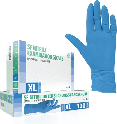 Produktbild von SF Medical Nitrilhandschuhe Größe XL 100er