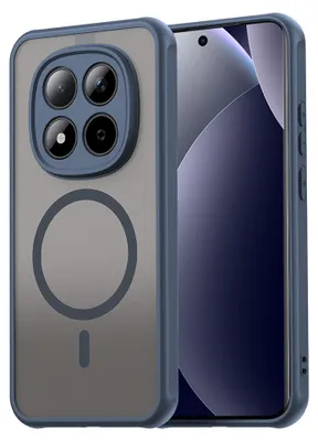 Produktbild von Handyhülle für Xiaomi Redmi Note 15 Pro 5G, Techsuit HaloFrost II MagSafe, Dunkelblau