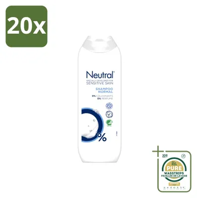 Obrázek produktu pro 20 kusů šamponu pro citlivou pokožku – neutrální pH – 250 ml – balení