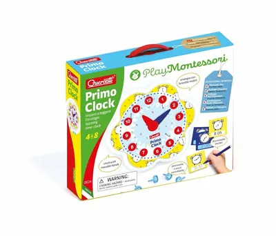 Zdjęcie produktu dla Quercetti Primo Clock, 4 lat(a), Plastik, Wielobarwny