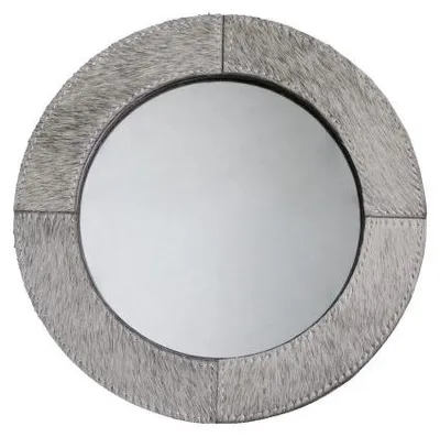 Imagen del producto de Mars & More: Espejo para pared, forma de vaca, color gris, 25 cm