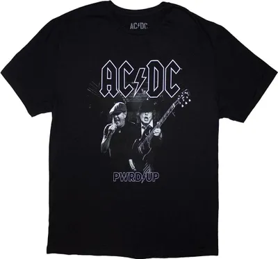 Immagine prodotto di AC/DC - Maglietta "PWRD-UP B&W Photo" per uomo/donna Unisex RO12098 (XL) (Nero)