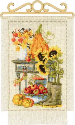 Produktbild von Riolis Kreuzstich-Set "Garten. Herbst", Zählmuster