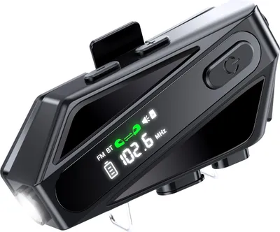 Obrázok produktu pre INF Bluetooth Headset do motocyklovej prilby - Čierna C6 Dual-Mic