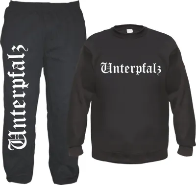 Produktbild von Unterpfalz Jogginghose und Sweat im Set - Jogginganzug M Schwarz