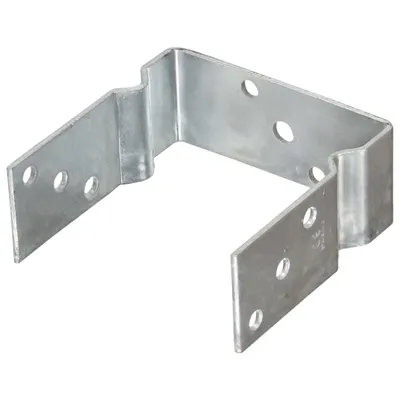 Produktbild von vidaXL Pfostenträger 6 Stk. Silbern 14×6×15 cm Verzinkter Stahl