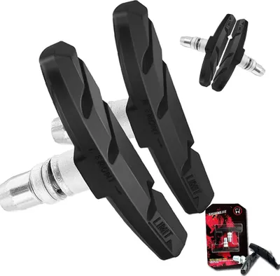 Produktbild von Fahrradbremsbeläge V-Brake Set mit Fahrradsattelgewinde