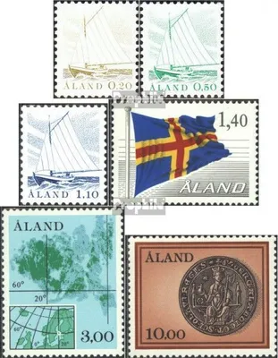 Produktbild von Briefmarken Finnland - Aland 1984 Mi 1-6 (kompl.Ausg.) postfrisch Freimarken