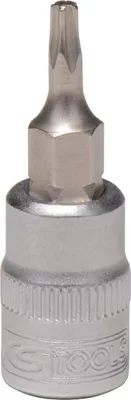 Produktbild von KS Tools 1/4 Bit-Stecknuss, Fünfstern mit Stirnlochbohrung, TS20