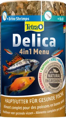 Produktbild von Tetra - Zusatzfutter für Fische, Delica Menü, 100 ml