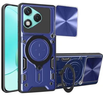 Zdjęcie produktu dla Techsuit – CamGuard Pro – etui ochronne do Honor 400 Lite – niebieskie