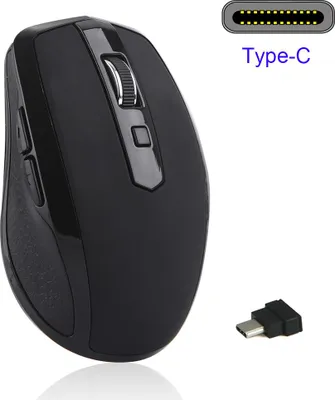 Immagine prodotto di INF Mouse USB Wireless Silenzioso - Design Ergonomico e Tracciamento Preciso