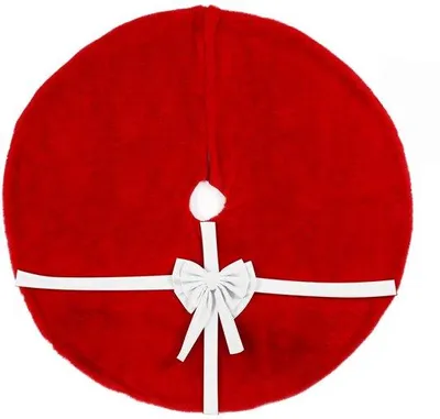 Image de Jupe en peluche « sapin de Noël », 120 cm, modèle 2