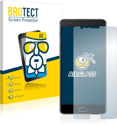 Produktbild von BROTECT Schutzglas für OnePlus 3 Schutzfolie Panzer Folie Glas Display Schutz klar