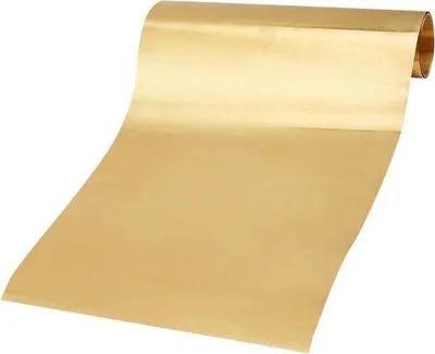 Obrázok produktu pre 1 m široká medená kovová fólia, hrúbka 0,1 mm, mosadzná doska na spájkovanie – Spracovanie kovov – DIY – Dodávame príslušenstvo