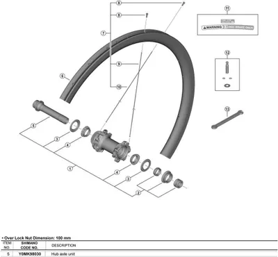 Produktbild von Shimano Wh-r9270-c50-tu-f Lager Silber  Silber One Size