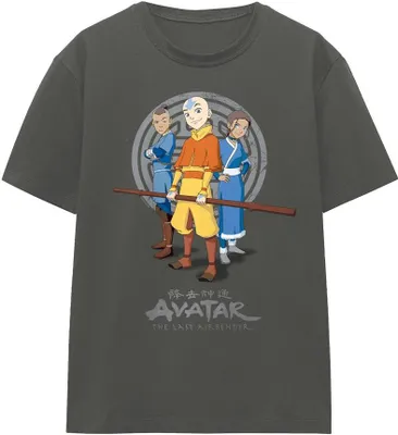 Obrázok produktu pre Avatar: The Last Airbender - Tričko "Team Avatar" pre mužov/dámy Uni TV15476 (S) (Charcoal)