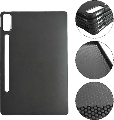 Immagine prodotto di Per Lenovo Tab P12 12,7 pollici nero Tablet Case Sleeve TPU Silicone Cover Case