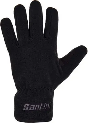 Produktbild von SANTINI Langfinger-Fahrradhandschuhe - PILE - Schwarz XL