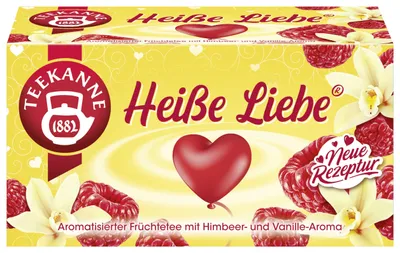 Produktbild von TEEKANNE Heiße Liebe Tee 20 Portionen
