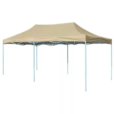 Image de Tente pliante Pop-Up 3x6 m blanc crème
