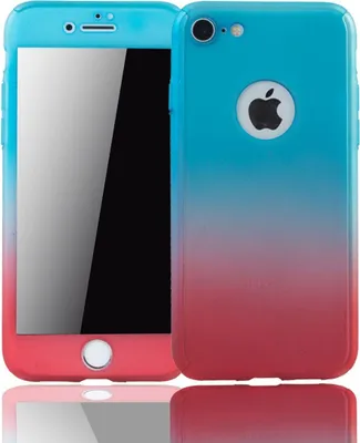 Produktbild von Handyhülle Schutzhülle für Apple iPhone 6 / 6s Plus Full Case Cover Displayschutz 360 Rot