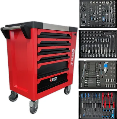 Immagine prodotto di Carrello per officina F-Tools Carrello portautensili con 6 cassetti