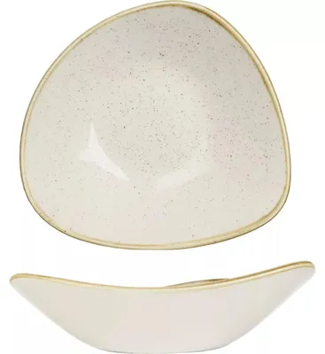 Obrázok produktu pre CHURCHILL Stonecast Barley White Teller tief, triangle, ø: 235 mm