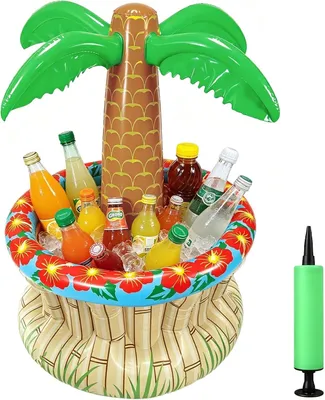 Produktbild von Aufblasbare Palme mit Getränkekühler, 40 x 70 cm, für Gartenparty